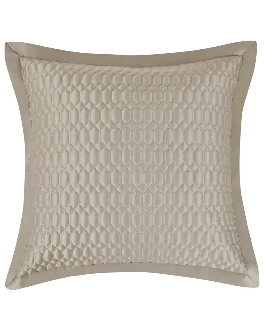 Brilliance Euro Quilted Sham - Pebble