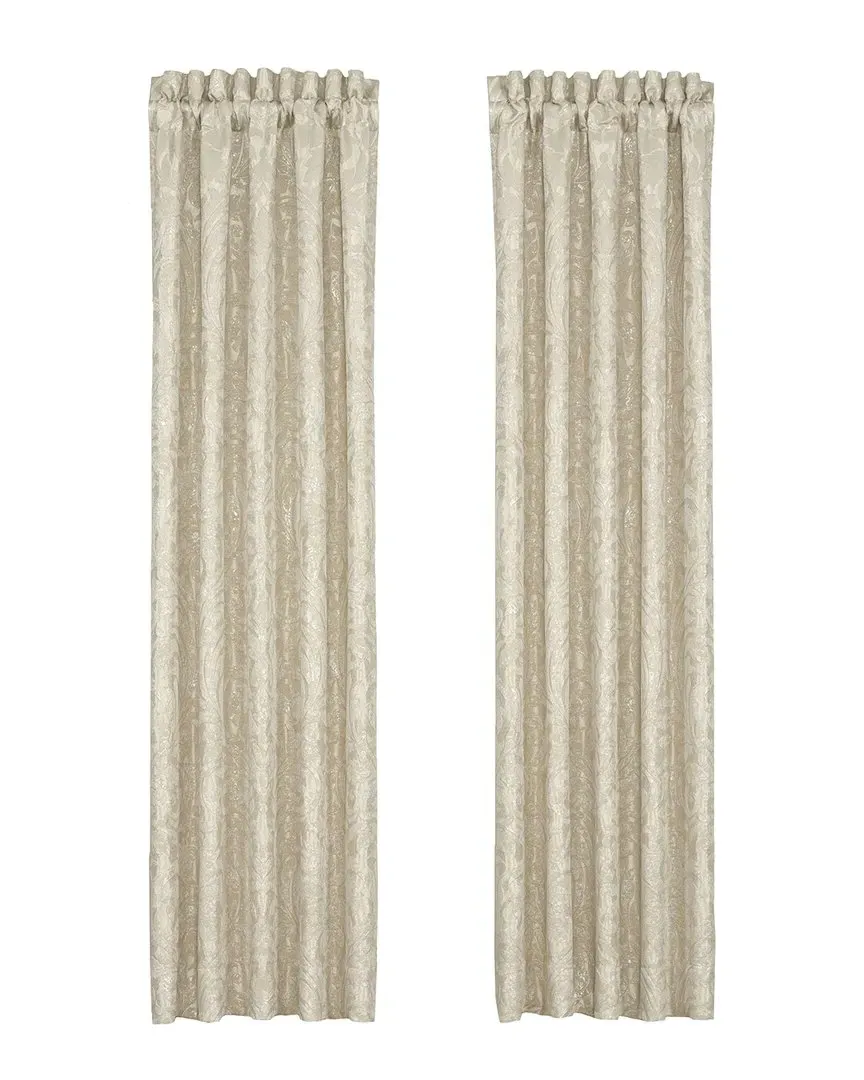 Celine Window Panel Pair - Champagne, Polyester