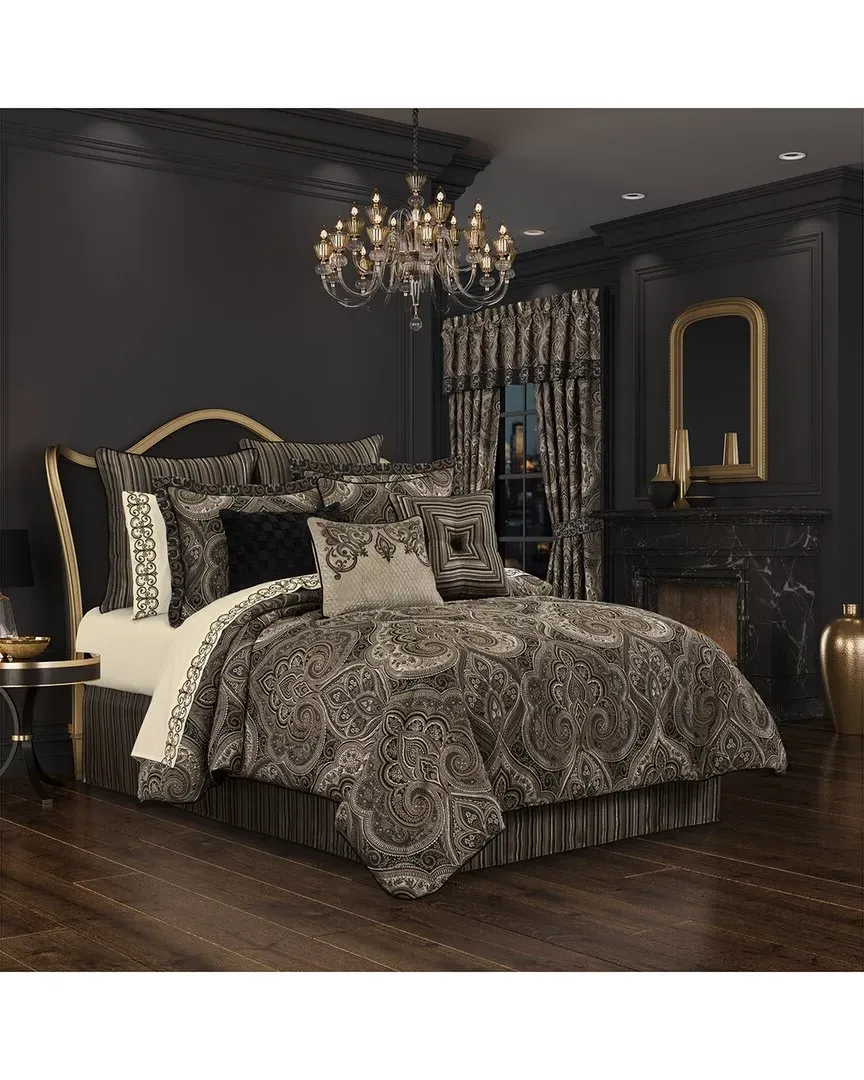 Cipriana Queen Comforter Set - Bronze, Polyester image