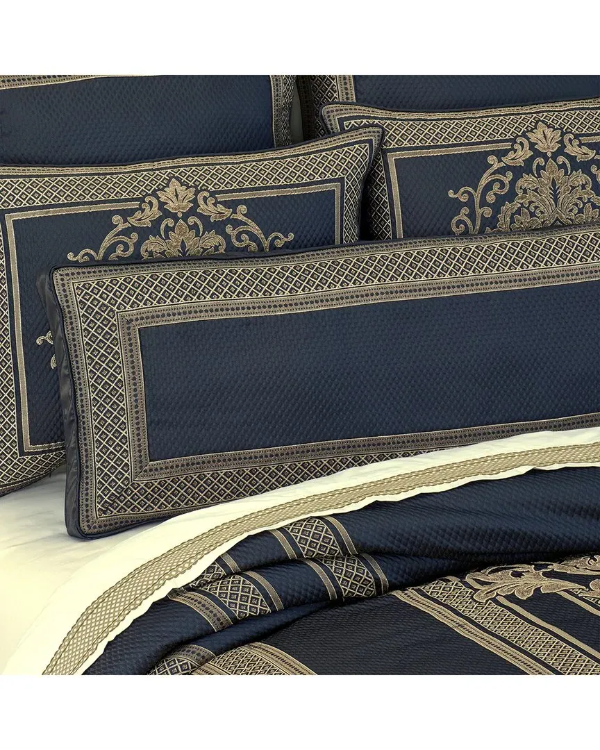 Excelsior Bolster Throw Pillow - Royal Blue, Polyester