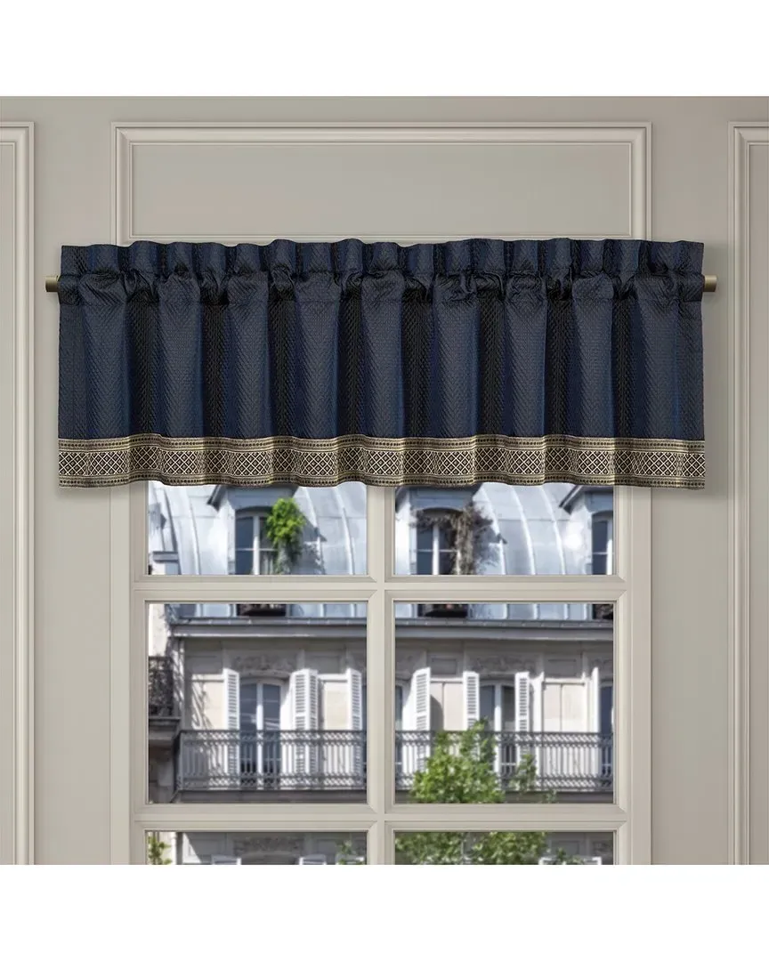 Excelsior Straight Window Valance - Royal Blue, Polyester