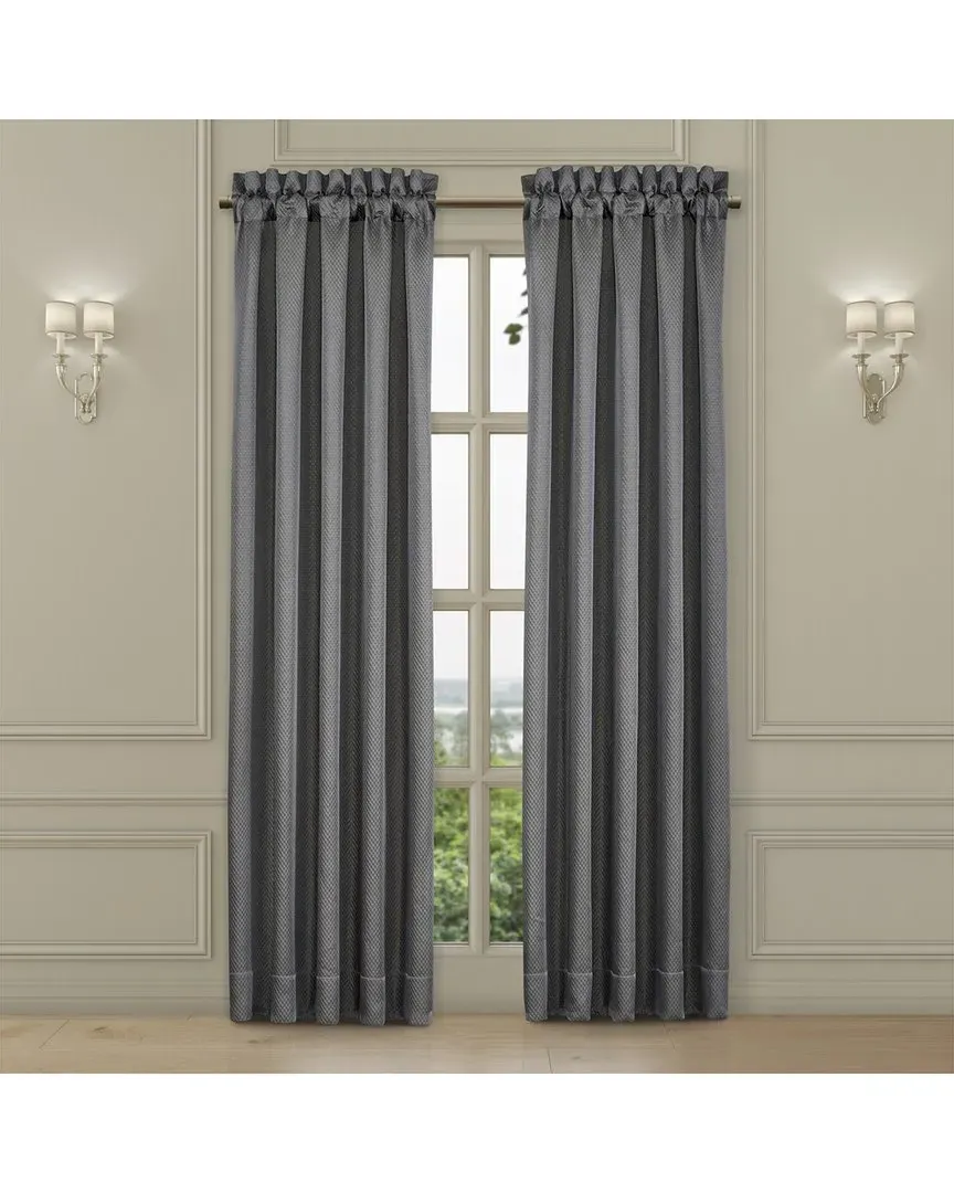 Excelsior Window Panel Pair - French Blue, Polyester image