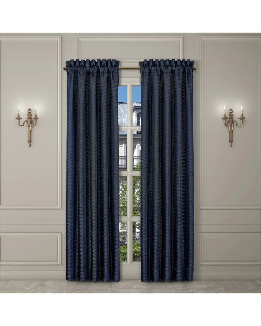 Excelsior Window Panel Pair - Royal Blue, Polyester