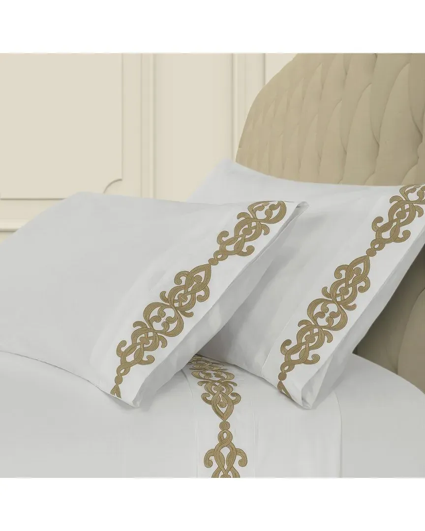 Imperial 300 Thread Count Pillowcase Set - Gold, Cotton image
