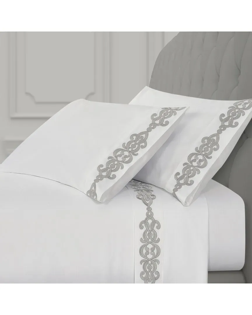 Imperial 300 Thread Count Sheet Set - Silver, Cotton