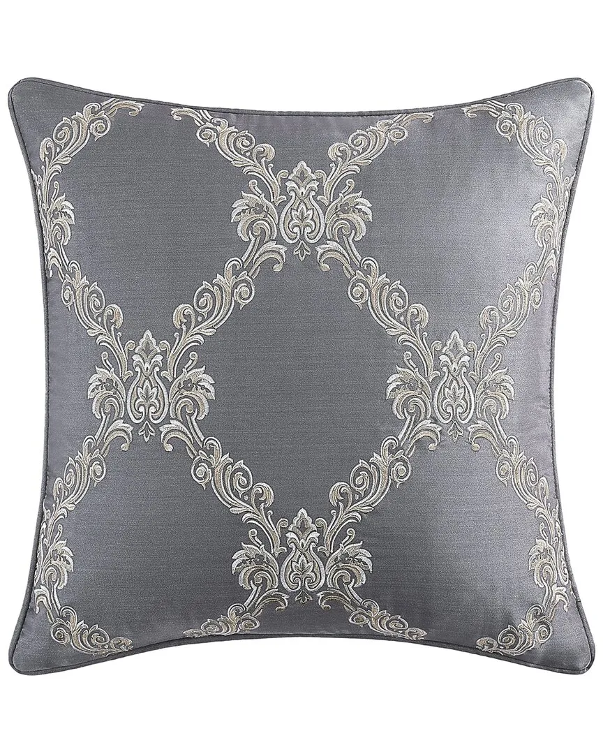 Krista Embellished Throw Pillow - Powder Blue, Polyester
