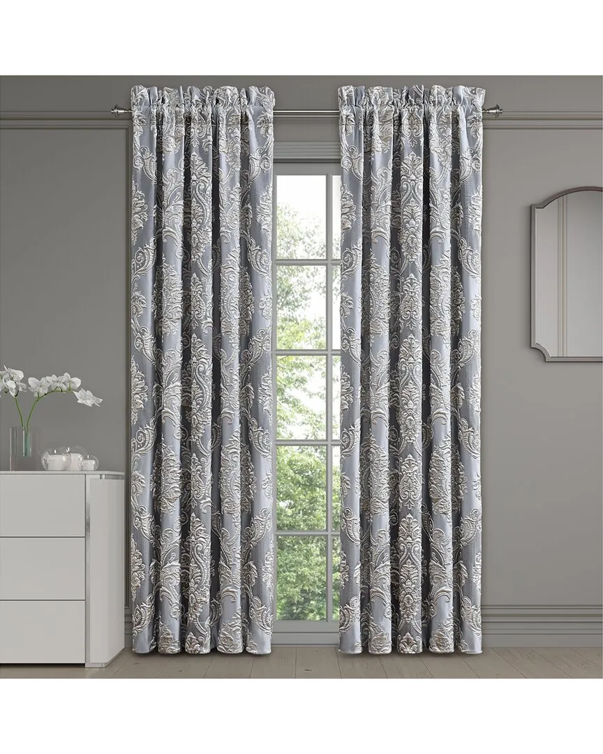 Krista Window Panel Pair - Powder Blue, Polyester
