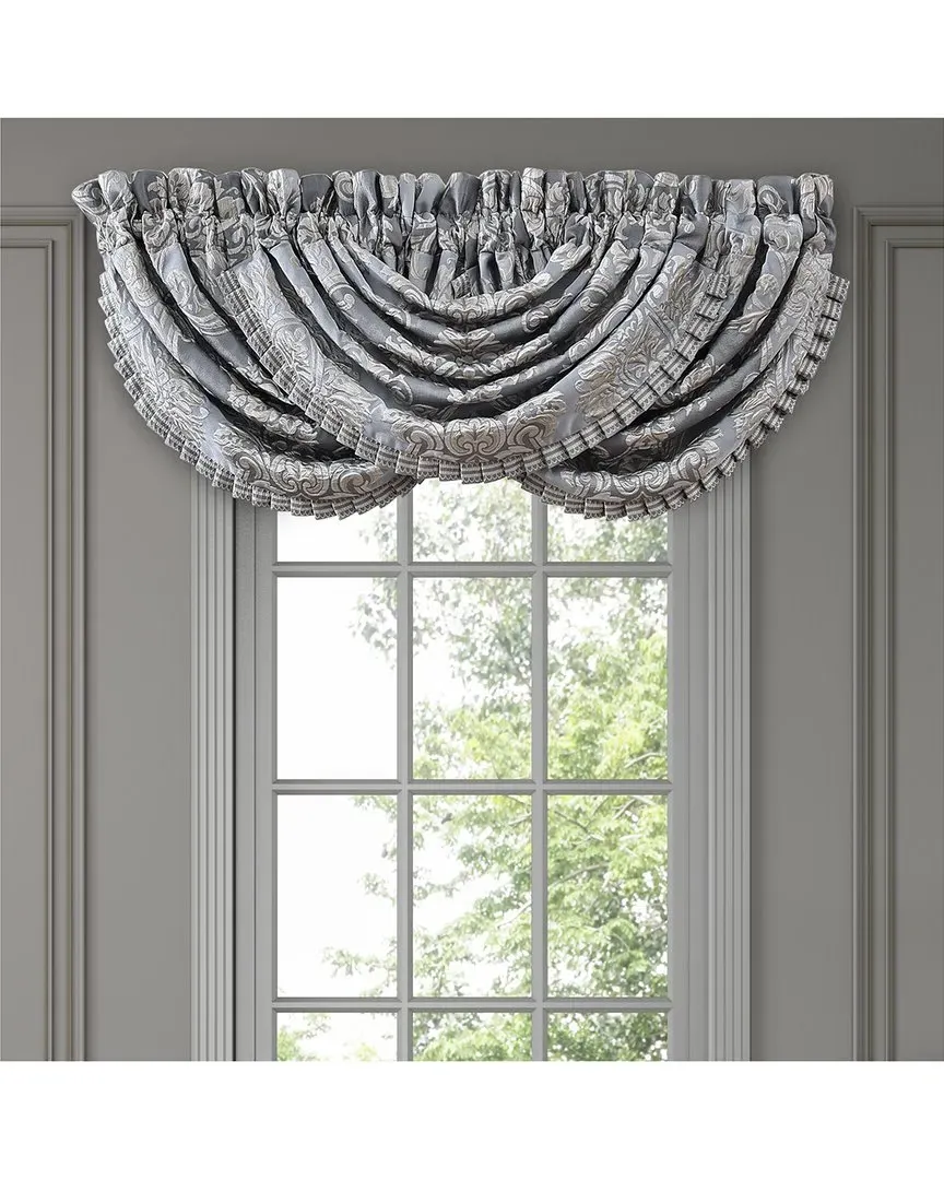 Krista Window Waterfall Valance - Powder Blue, Polyester