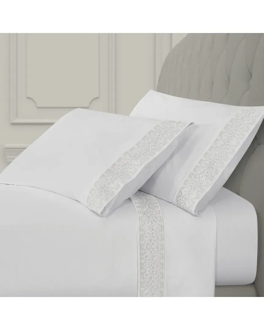 Majestic 300 Thread Count Sheet Set - White, Cotton
