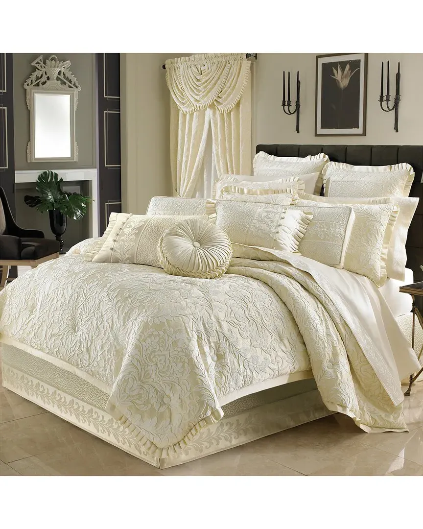 Marquis King Comforter Set - Ivory, Polyester