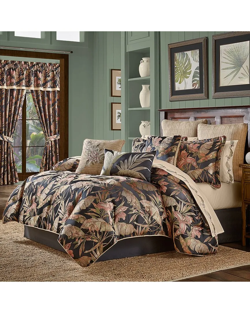 Martinique Comforter Set - Black, Polyester image