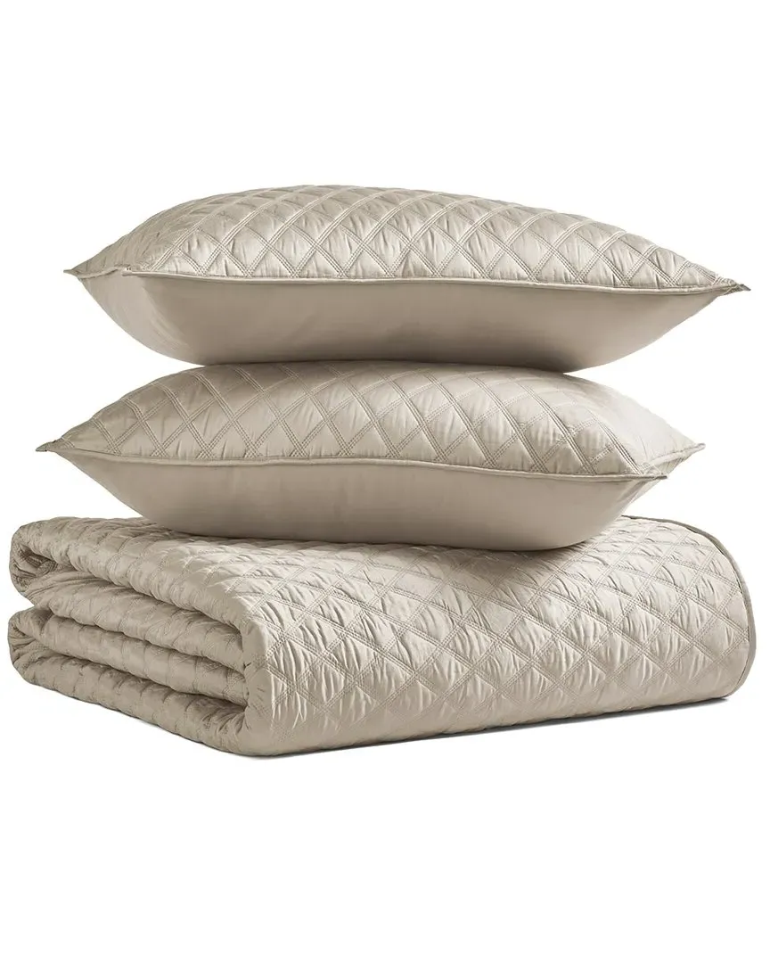 Premier Full/Queen Quilt Set - Almond, Cotton