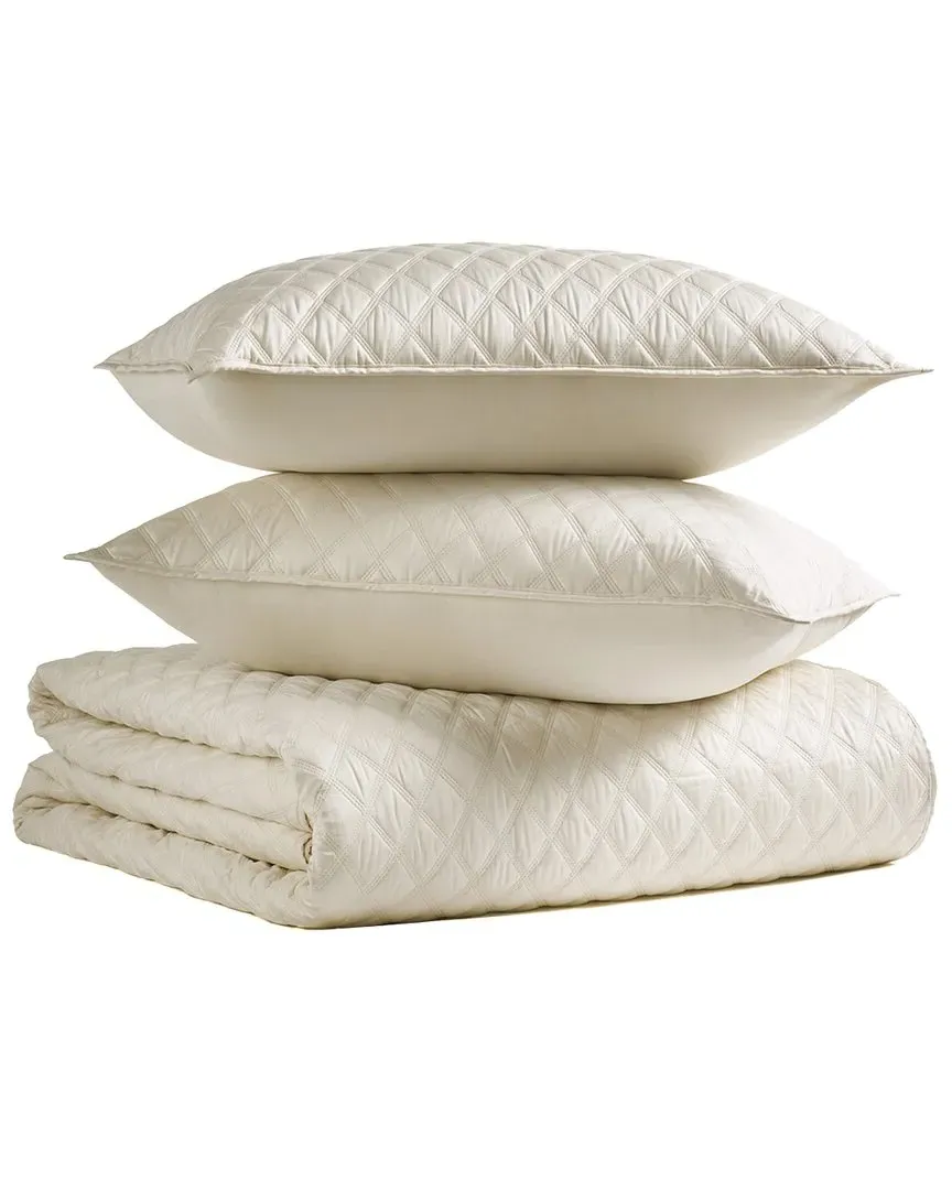 Premier Full/Queen Quilt Set - Parchment, Cotton
