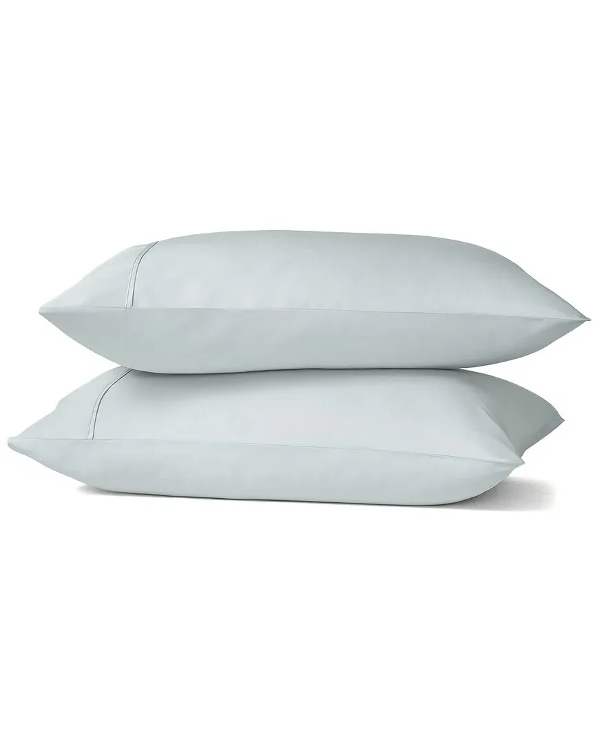 Premier King Size Pillow Case Pair - Spa, Cotton Sateen