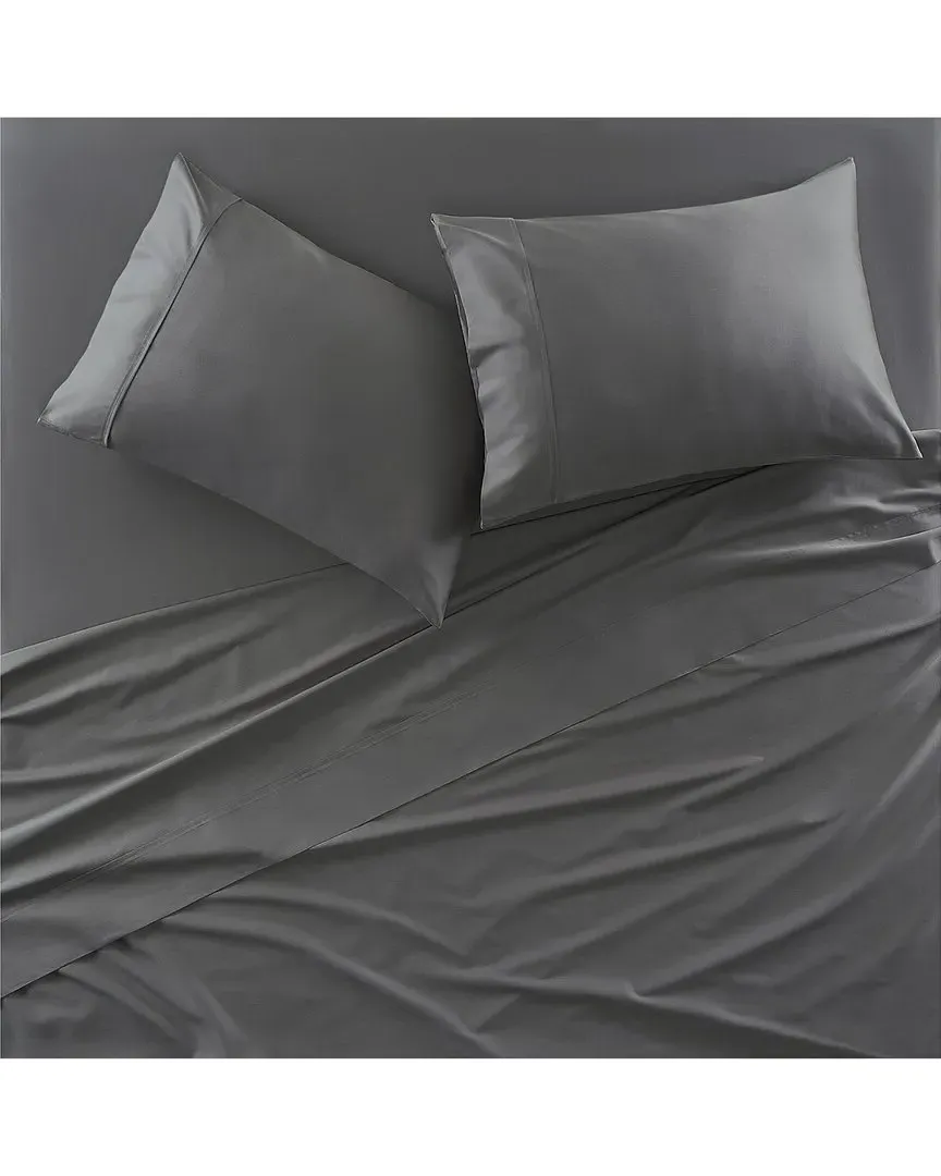 Premier King Size Sateen Sheet Set - Graphite, Cotton