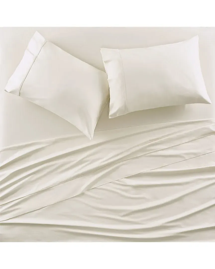 Premier King Size Sateen Sheet Set - Parchment, Cotton