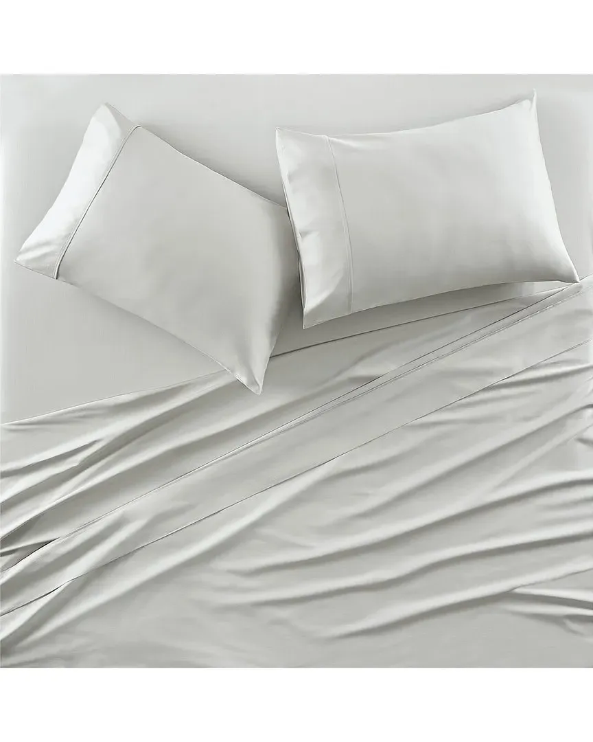 Premier King Size Sateen Sheet Set - Platinum, Cotton