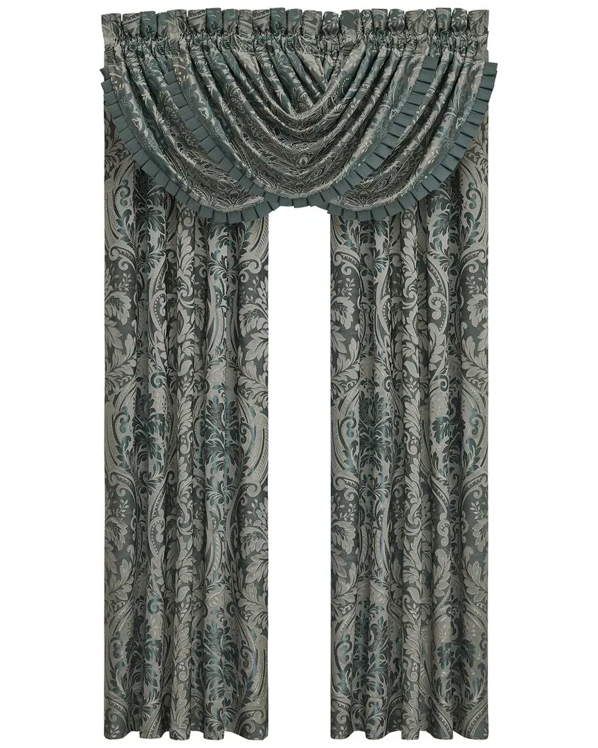 Renata 84in Window Panel Pair - Teal, Polyester