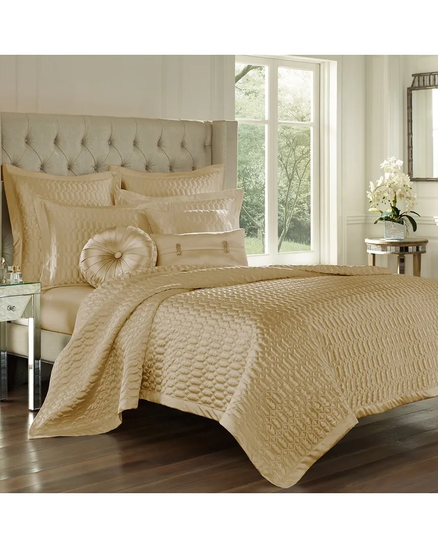 Satinique Coverlet - Gold, Polyester image