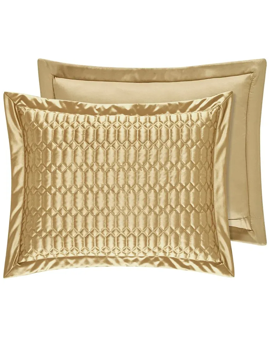 Satinique Coverlet Sham - Gold, Polyester image