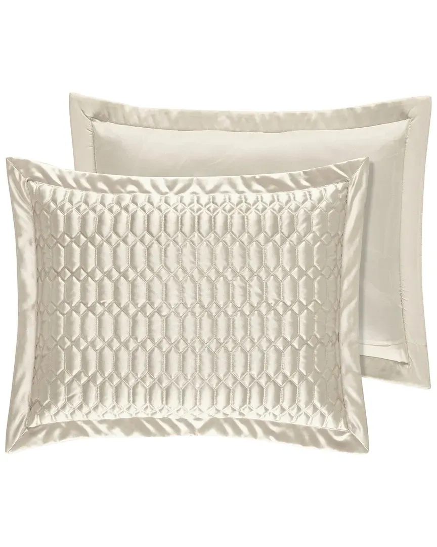 Satinique Coverlet Sham - Natural, Polyester