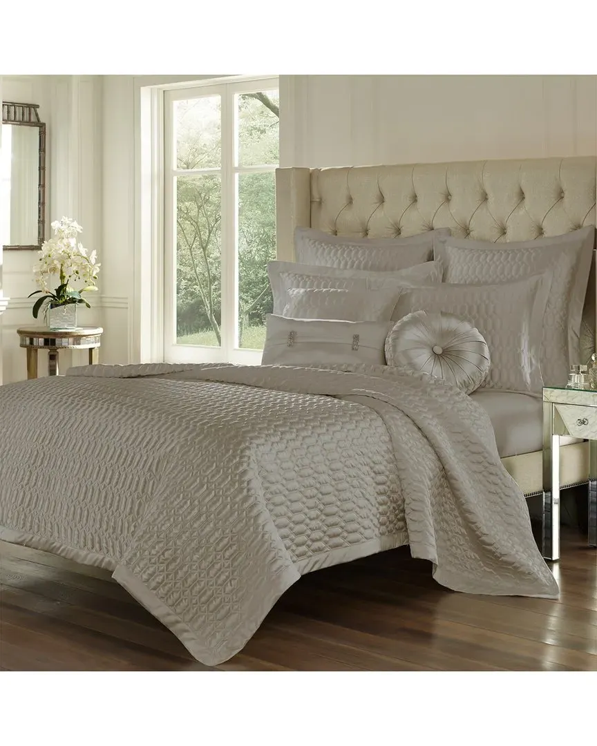 Satinique Coverlet - Silver, Polyester