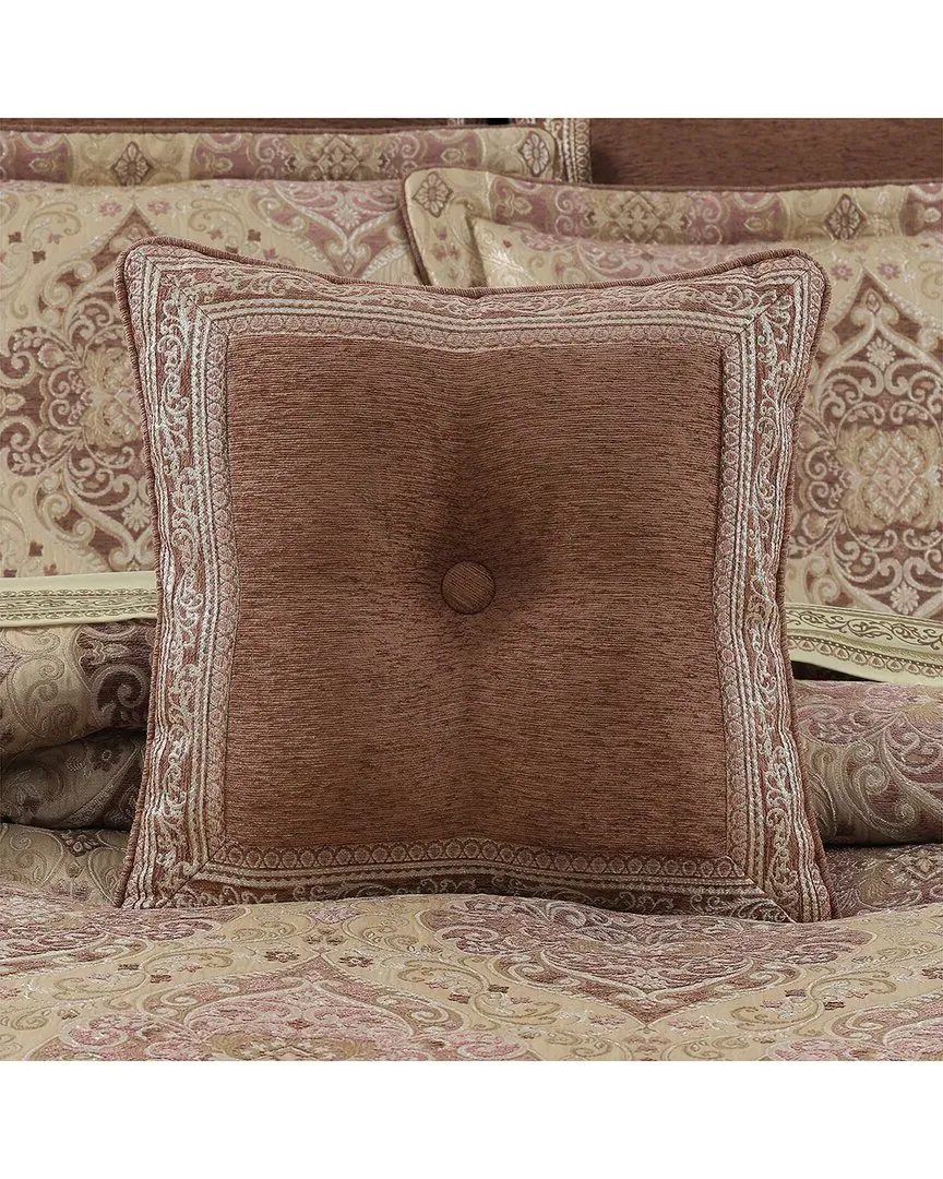 Weston Square Decorative Throw Pillow - Terracotta image