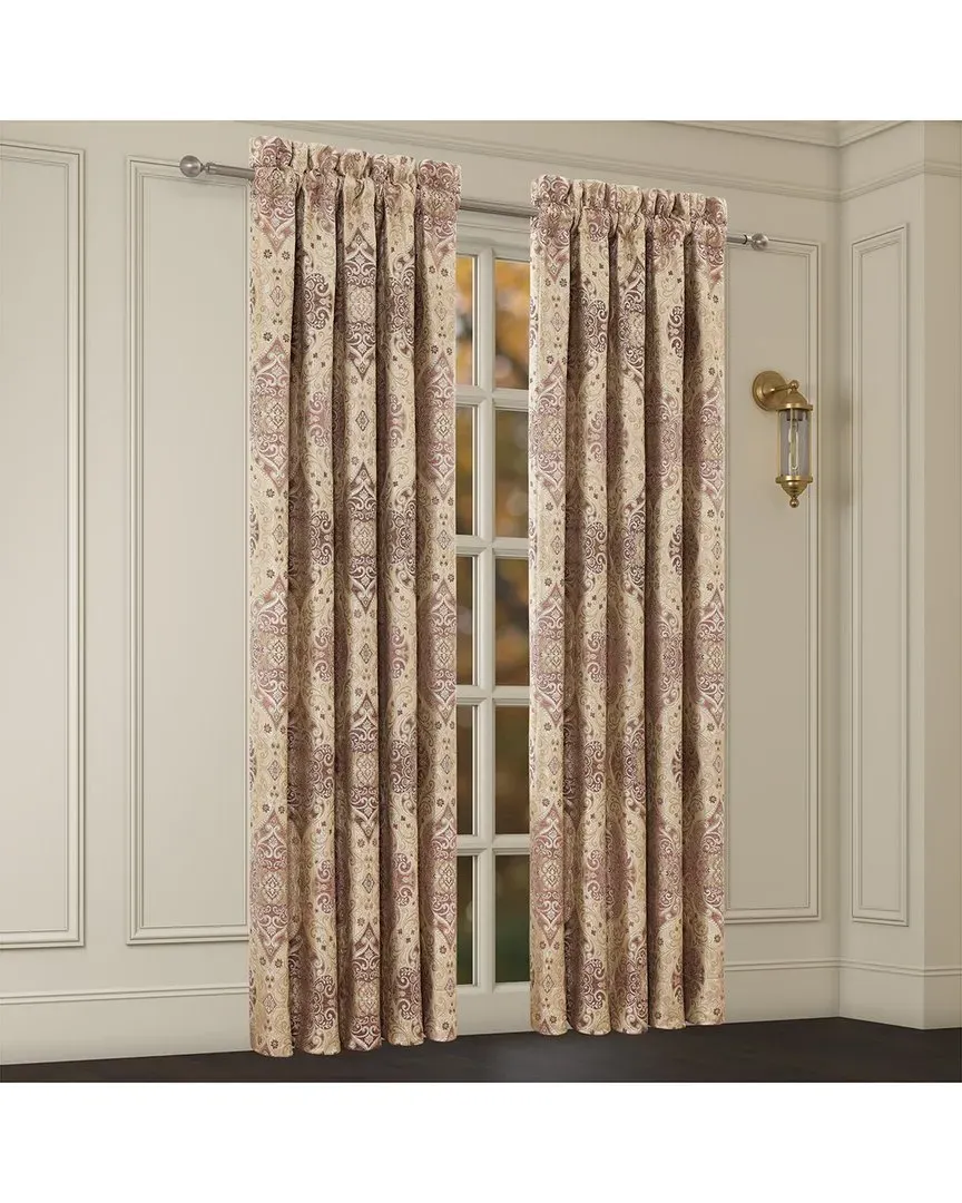 Weston Window Panel Pair - Terracotta, Polyester