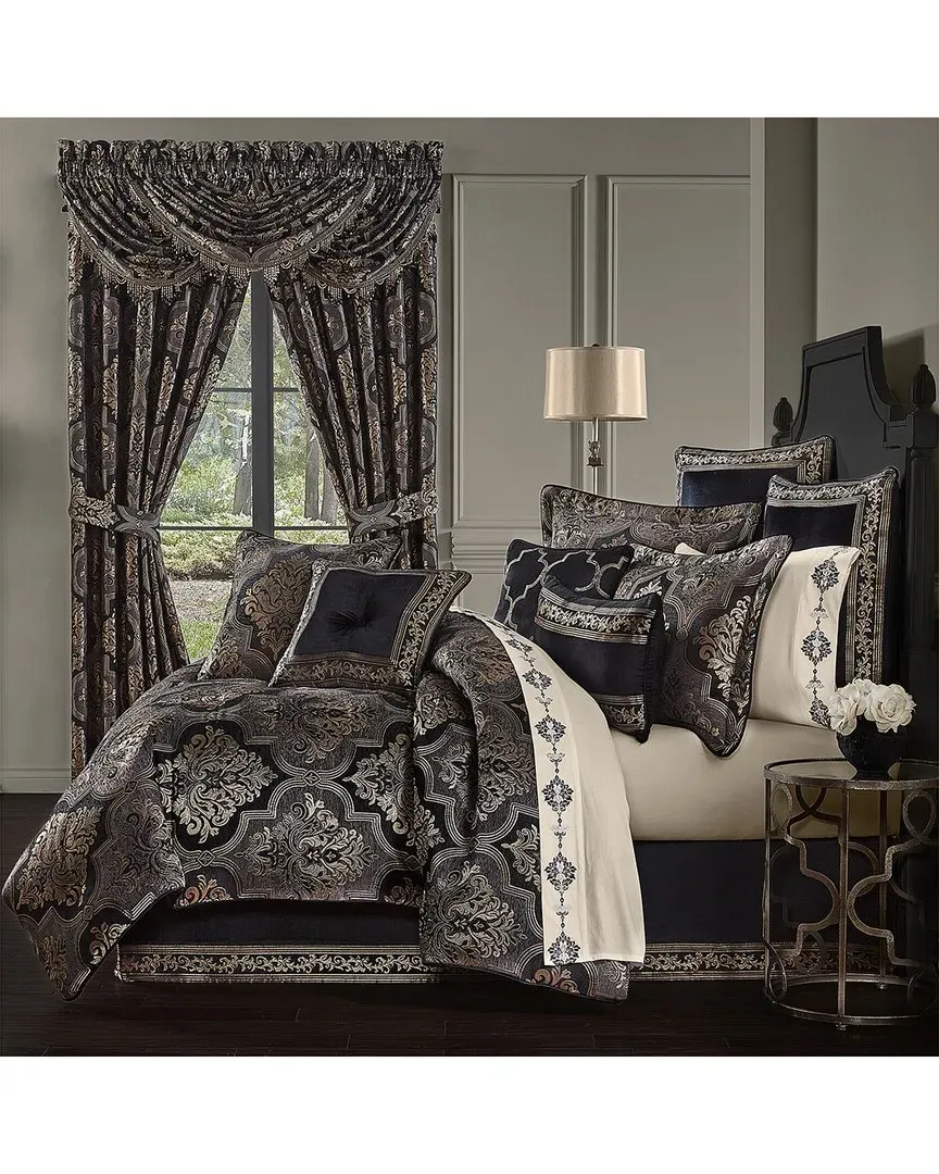 Windham King Size Comforter Set - Black, Polyester