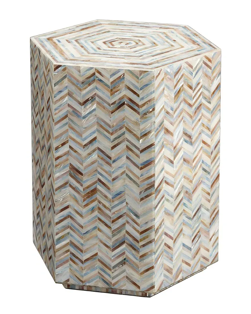 Hepburn Hexagon Side Table - Mother-of-Pearl image