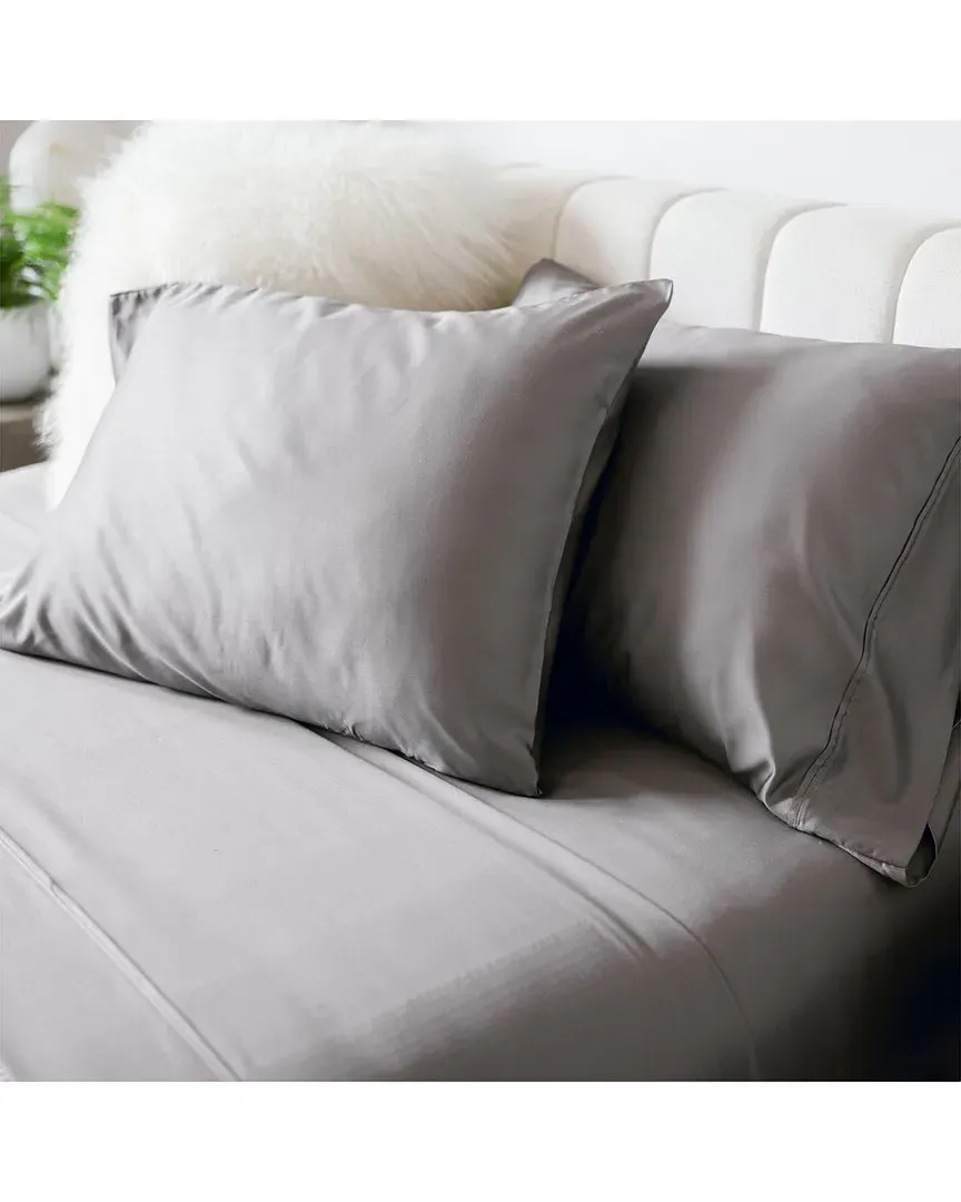 1000 Thread Count Botanical Dream Pillowcase Set - Quartz, Bamboo image