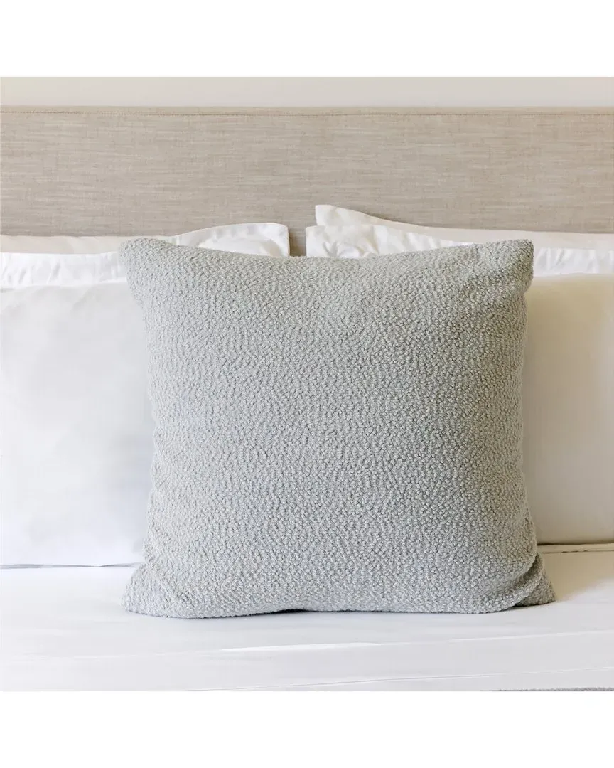 Boucle Decorative Pillow - Silver