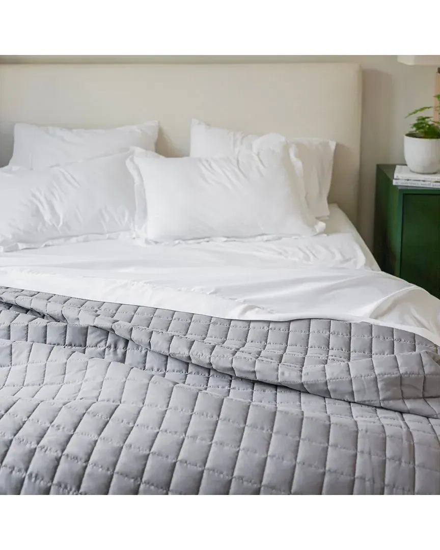 Lux California Square Quilt - Graphite, Microfiber image