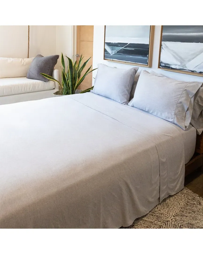 Lux Ultra Soft Sheet Set - Heather Gray, Microfiber