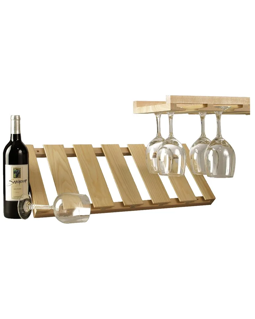 Under Cabinet Stemware Rack - Wood image