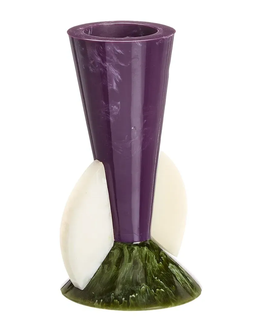 Como Tapered Bud Vase - Purple, Acrylic image