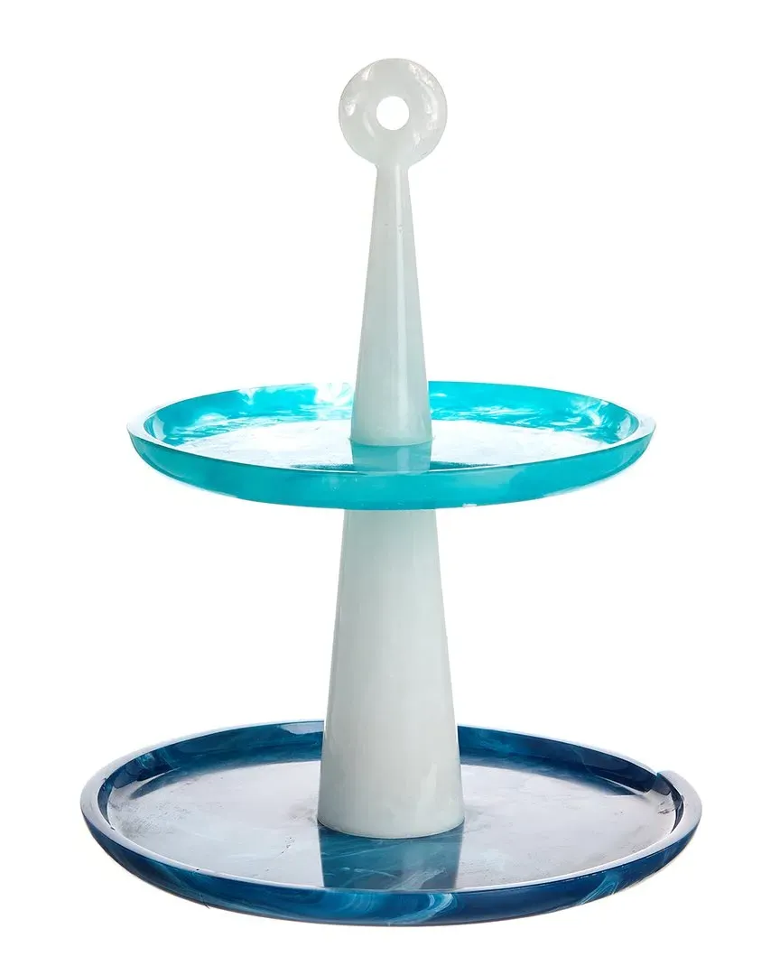 Como Tiered Tray - Blue, Acrylic image