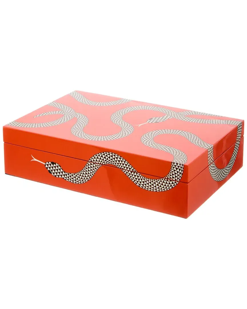 Eden Large Storage Box - Orange, Lacquer image