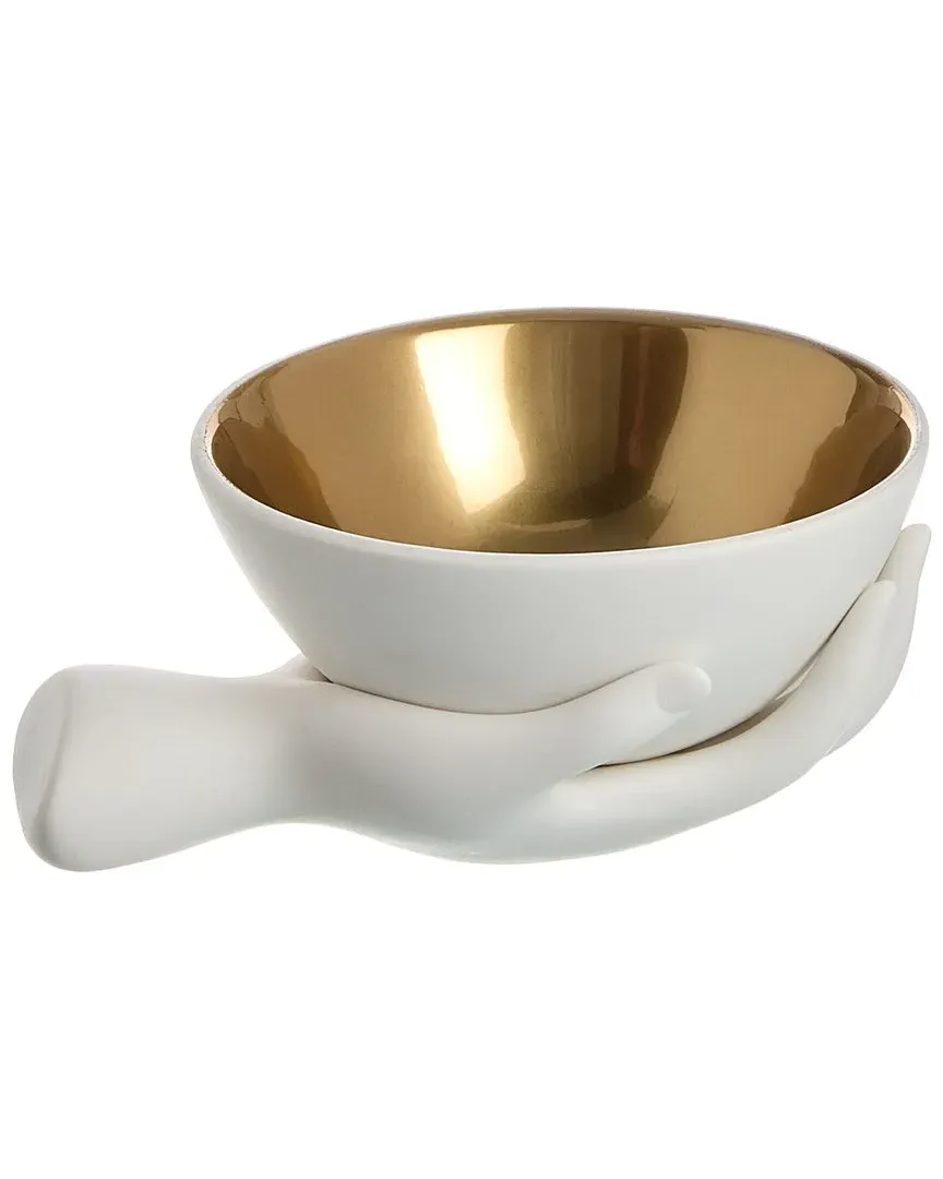 Eve Accent Bowl - White, Porcelain image