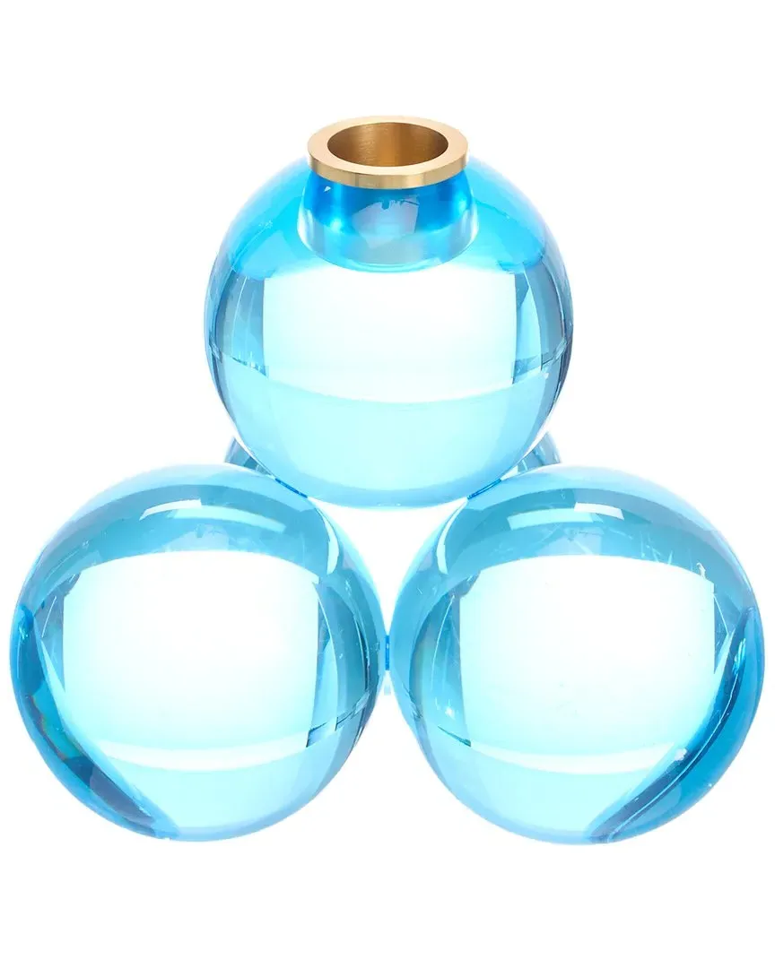 Globo Candle Holder - Blue, Acrylic image