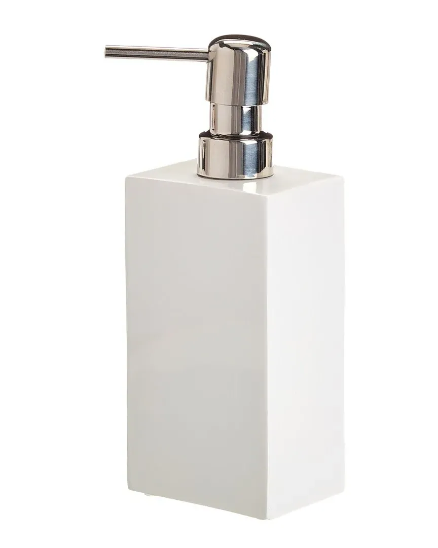 Lacquer Soap Dispenser - White image