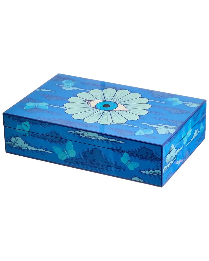 Large Druggist Lacquer Box - Blue image