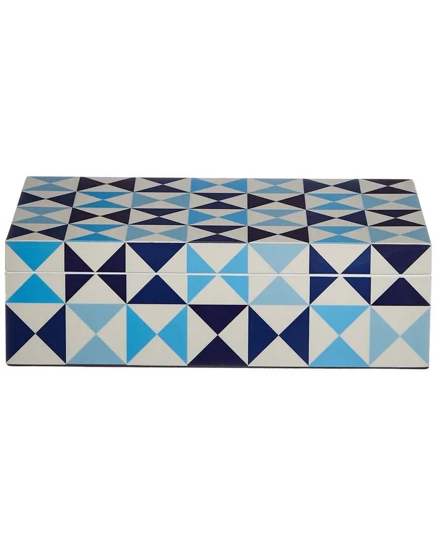 Medium Sorrento Lacquer Box - Blue image