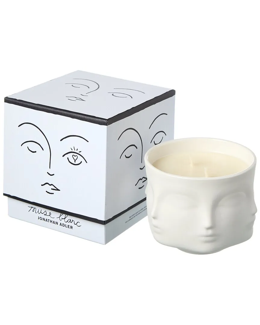 Muse Blanc Ceramic Candle - White, Porcelain image