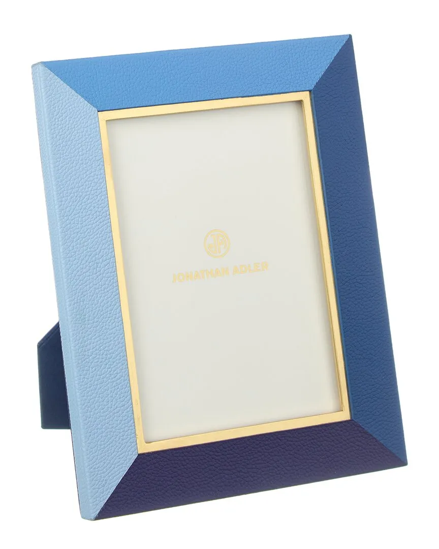 Perimeter 4x6 Picture Frame - Blue, Leather image