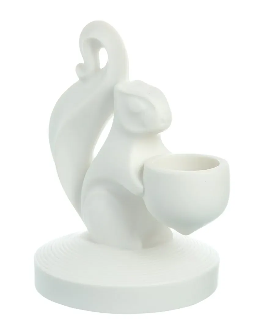 Squirrel Match Strike - White, Porcelain image