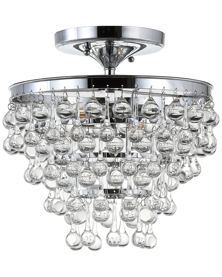 2-Light Toronto Flush Mount - Chrome, Metal image