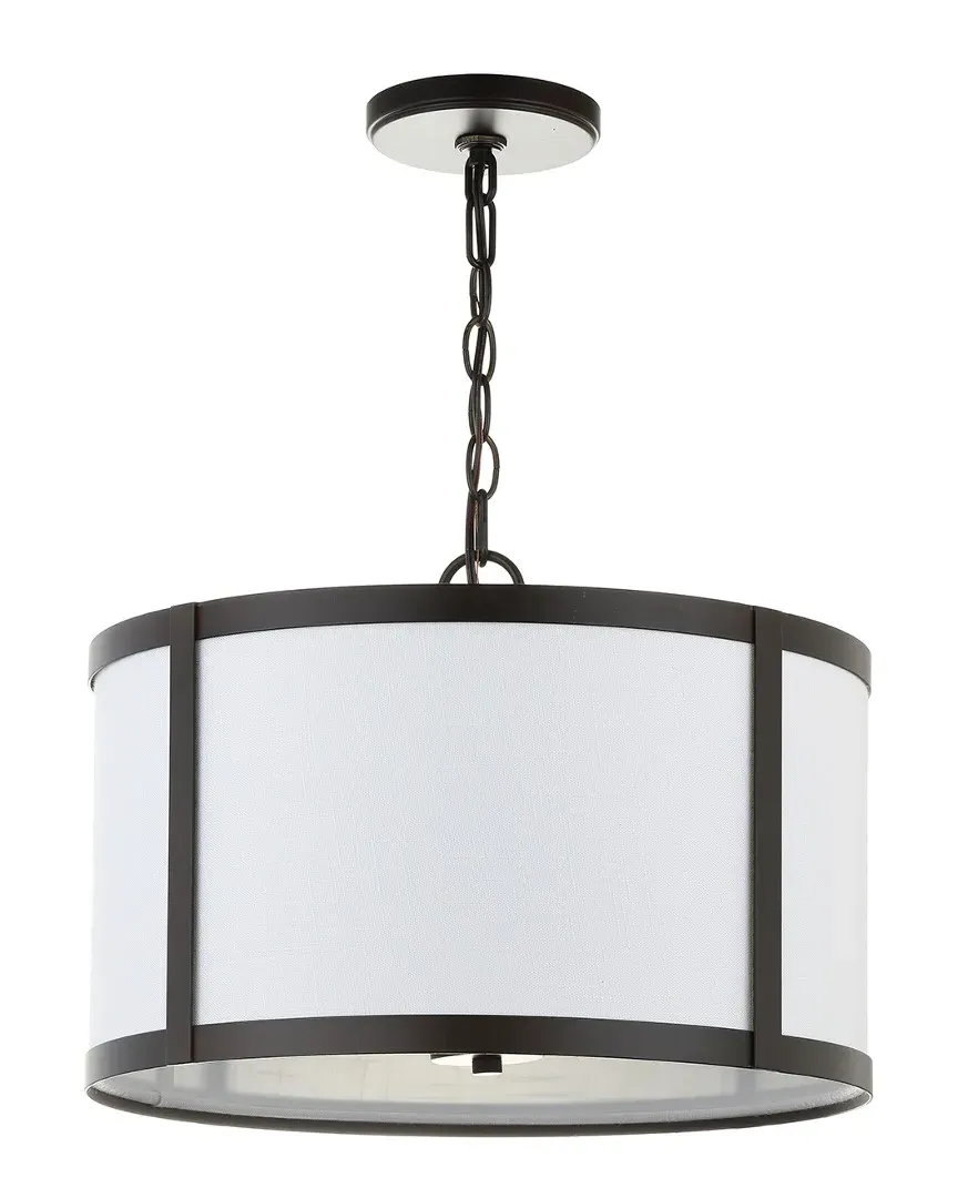 4-Light Thatcher Pendant - Bronze, Linen image