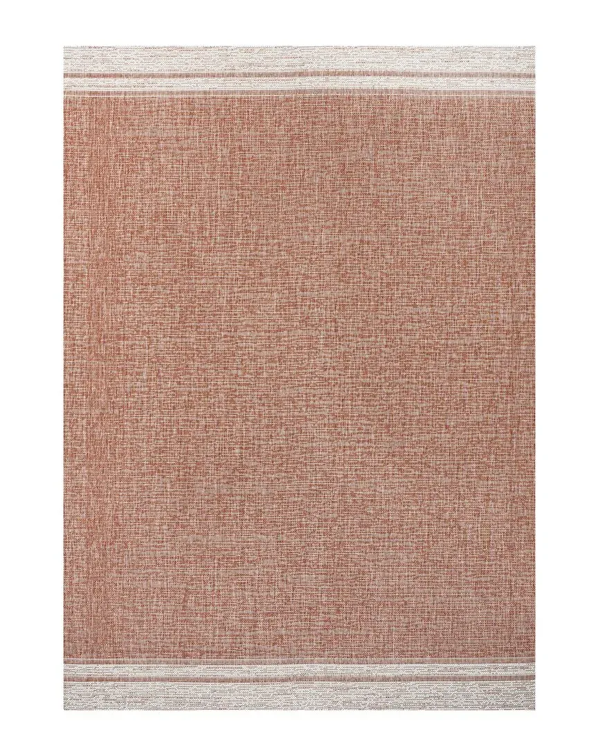 Alda Indoor/Outdoor Area Rug - Salmon, Polypropylene
