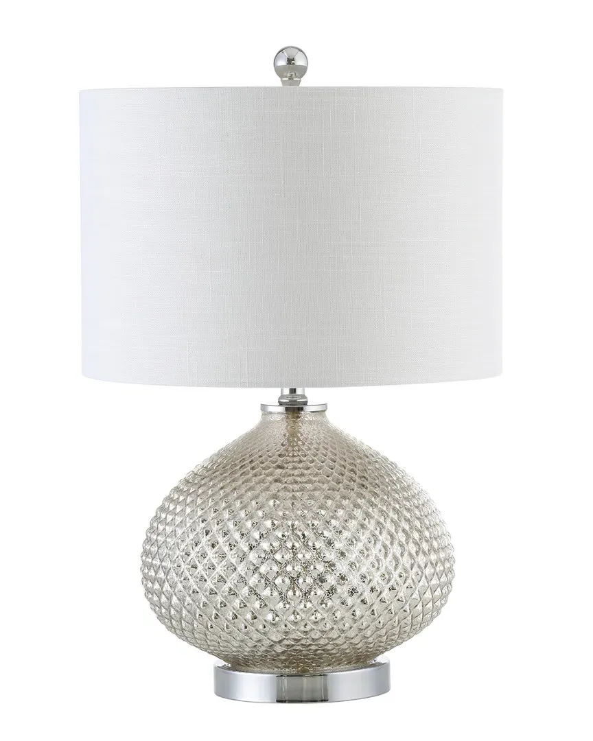 Ames LED Glass Table Lamp - Mercury Silver image